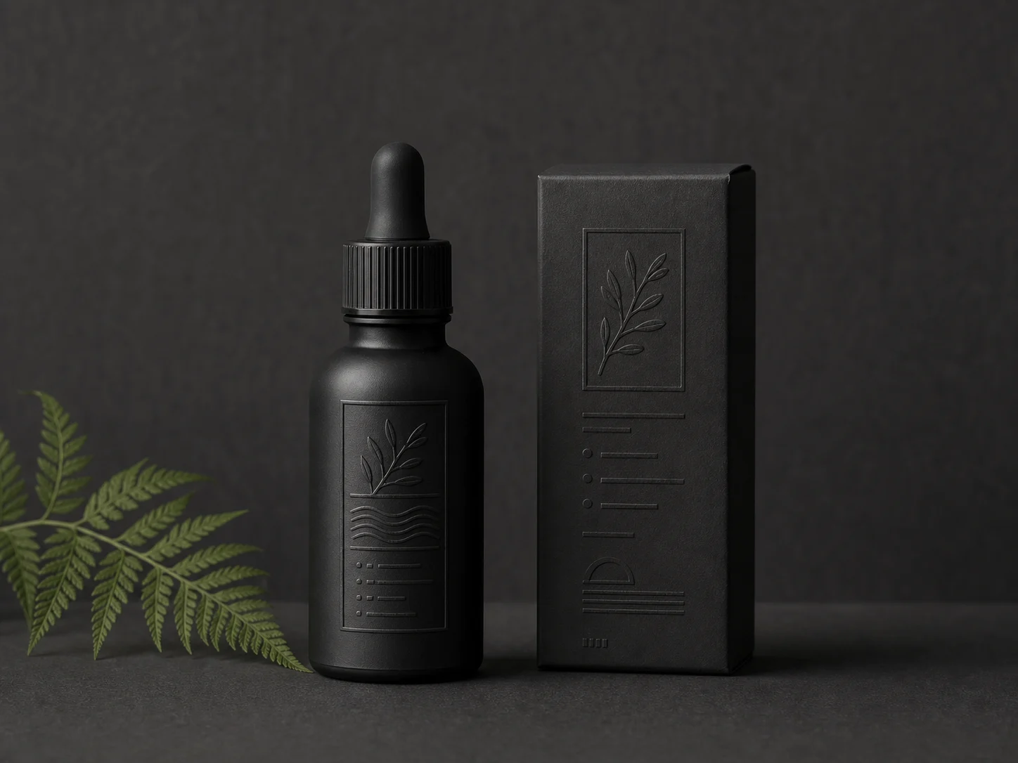 Nano Banana 2 Lite botanical serum packaging concept
