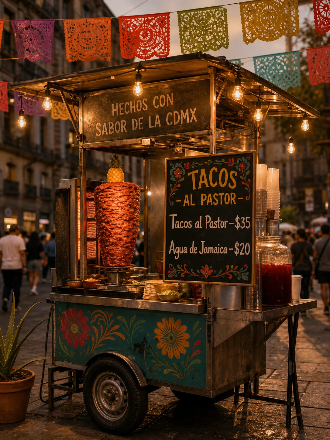 Nano Banana 2 localized Mexico City street scene example