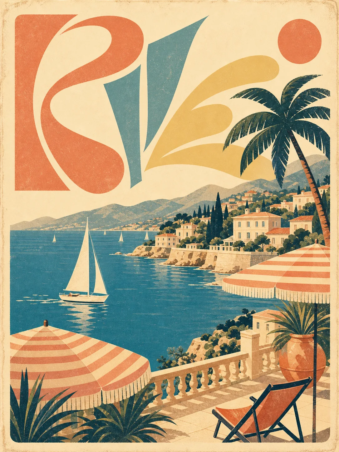Nano Banana travel poster example