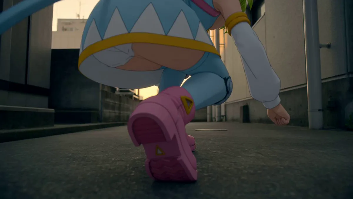 Seedance 2.0 video preview showing cinematic anime cat girl parkour
