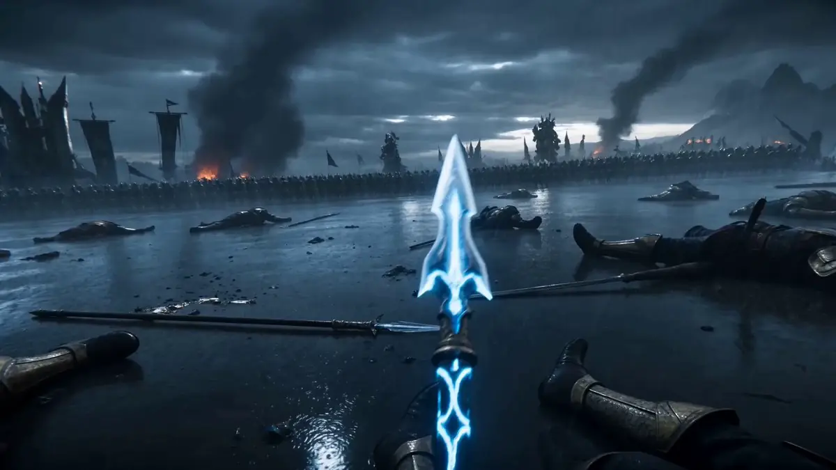 Seedance 2.0 video preview showing cinematic battle mage storm video