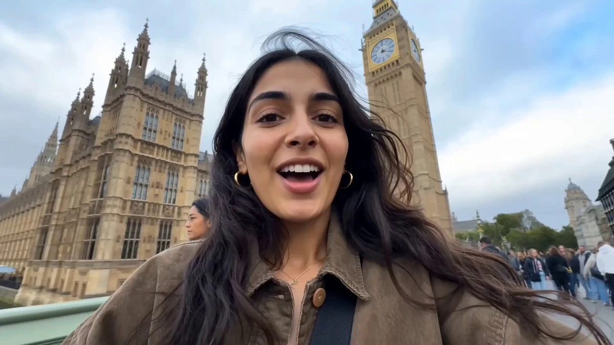 Vorschau zum Seedance 2.0 Video-Prompt: Reise-Vloggerin in London