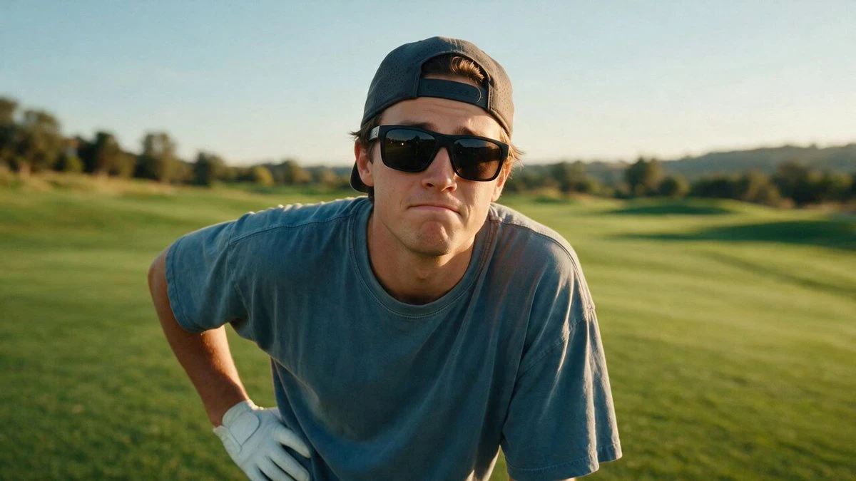 Golden Hour Golf Course Comedy Seedance 2.0 video prompt preview
