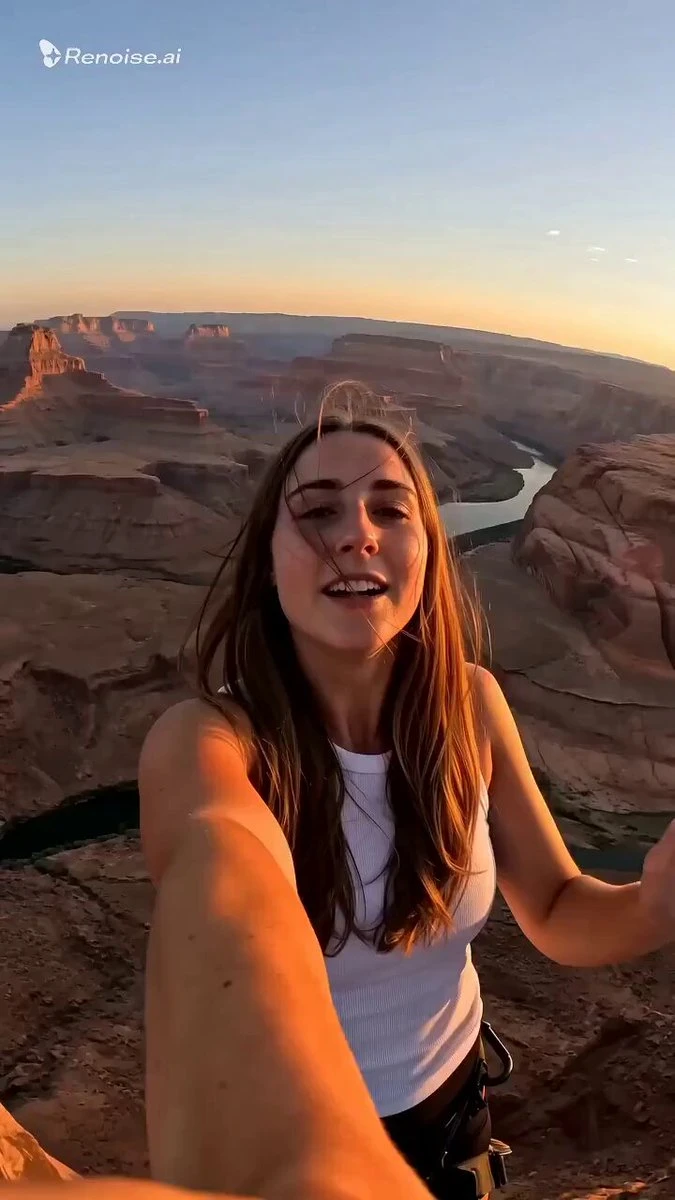 Selfie POV Bungee Jump Vlog Seedance 2.0 video prompt preview