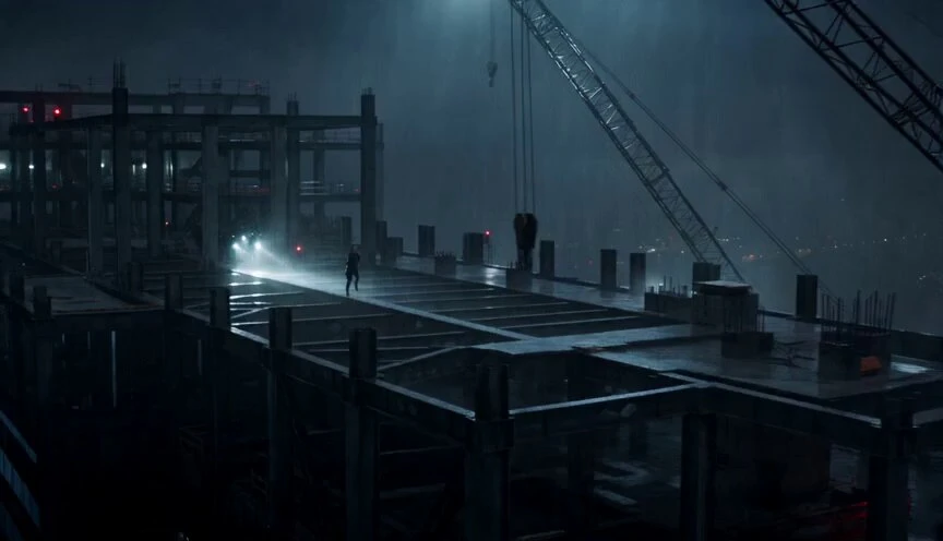 Skyscraper Crane Escape Action Seedance 2.0 video prompt preview