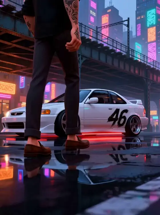Seedance 2.0 video preview showing stylized new york drift animation