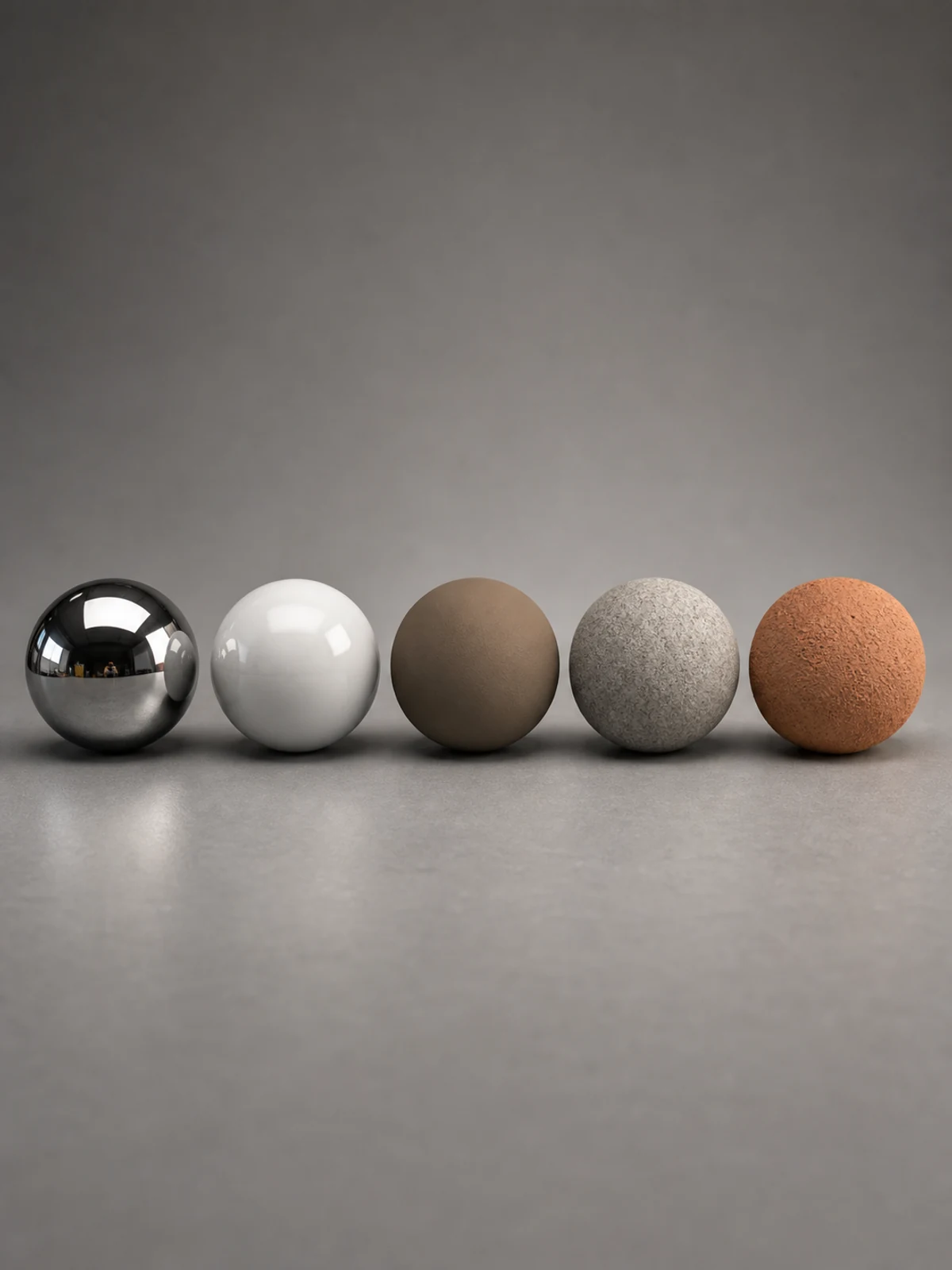 Roughness sphere material study generated by Video Studio AI with Seedream 5.0 Lite